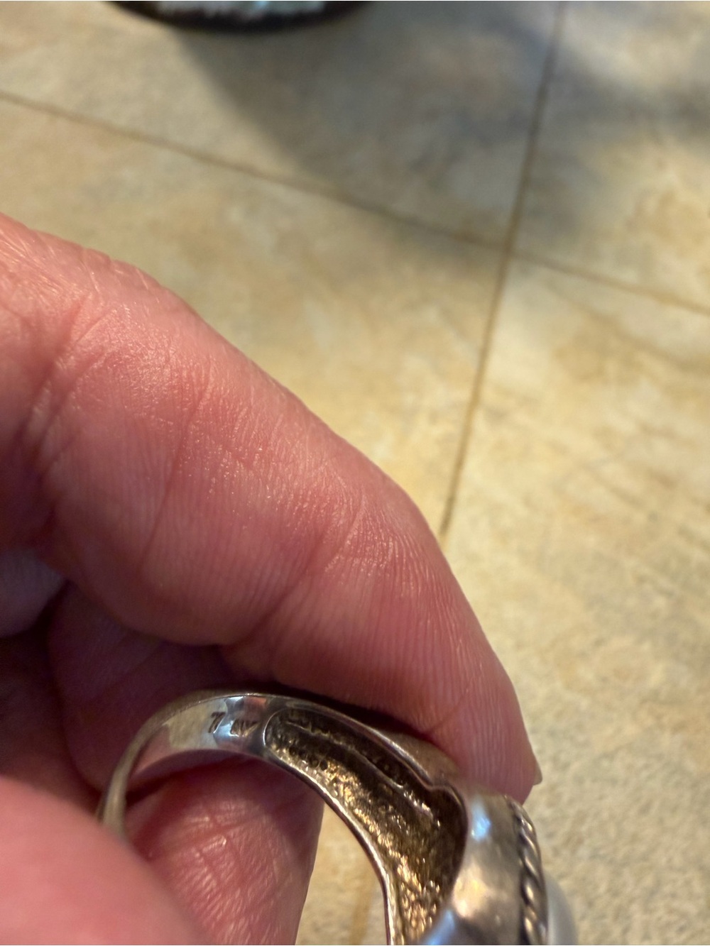 Silpada- Sterling Silver Pearl Stackable Ring - White Pearl - Picture 6 of 6
